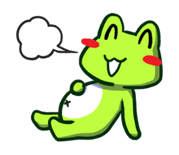 The Navel Frog 1 sticker #2901641