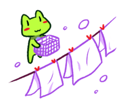 The Navel Frog 1 sticker #2901645