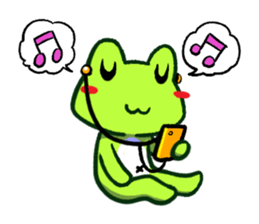 The Navel Frog 1 sticker #2901647