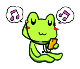 The Navel Frog 1 sticker #2901647