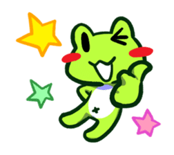 The Navel Frog 1 sticker #2901657