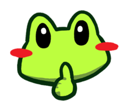 The Navel Frog 1 sticker #2901665