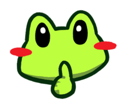 The Navel Frog 1 sticker #2901665