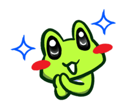 The Navel Frog 1 sticker #2901672