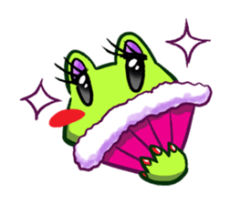 The Navel Frog 1 sticker #2901673