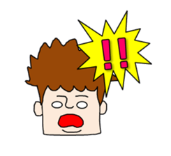 curly hair office worker sticker #2902223