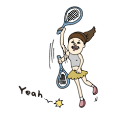 Tennisticker sticker #2902237