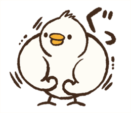 A muscular bird sticker #2902480