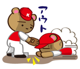 Baseball team KUMATANS sticker #2902574