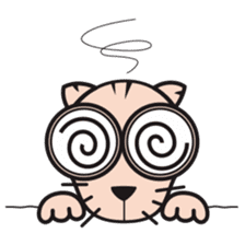 Eye cat sticker #2902652