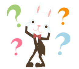 Rabbit & chicken sticker #2902768