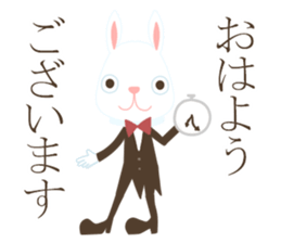 Rabbit & chicken sticker #2902770