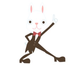 Rabbit & chicken sticker #2902771