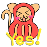 Cat Dharma doll sticker #2903060