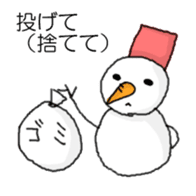 snowman-hokkaido sticker #2903135