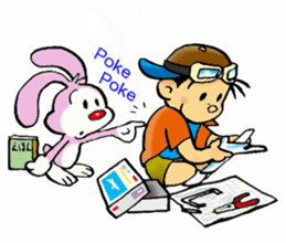 TOBY The Flying Bunny sticker #2903169