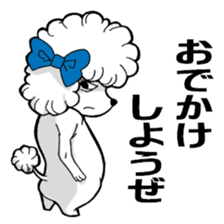 toy poodle(Mr. pet dog Leo of my home)2 sticker #2903202