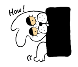 a smile on his face sticker #2903237