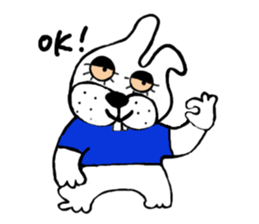 a smile on his face sticker #2903239