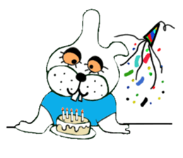 a smile on his face sticker #2903240