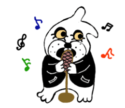 a smile on his face sticker #2903263