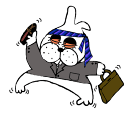 a smile on his face sticker #2903265