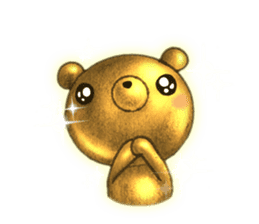 The Gold Bear sticker #2904218