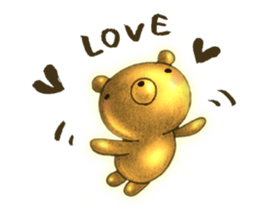 The Gold Bear sticker #2904225