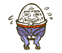 Funny Humpty Dumpty sticker #2904478