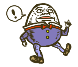 Funny Humpty Dumpty sticker #2904505