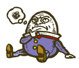 Funny Humpty Dumpty sticker #2904509