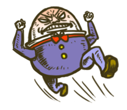 Funny Humpty Dumpty sticker #2904512
