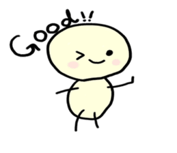 Bonhomme tetard sticker #2904642