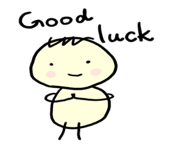 Bonhomme tetard sticker #2904643