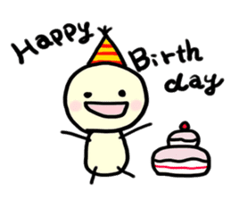 Bonhomme tetard sticker #2904648