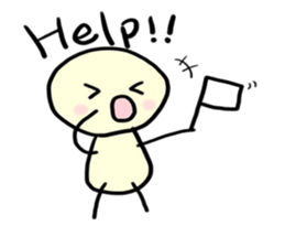 Bonhomme tetard sticker #2904651