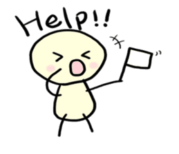 Bonhomme tetard sticker #2904651