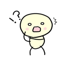 Bonhomme tetard sticker #2904668