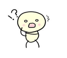 Bonhomme tetard sticker #2904668