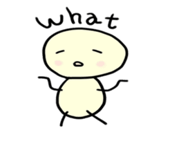 Bonhomme tetard sticker #2904670