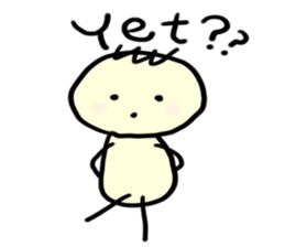 Bonhomme tetard sticker #2904673