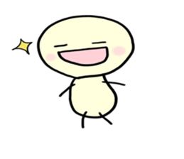 Bonhomme tetard sticker #2904674