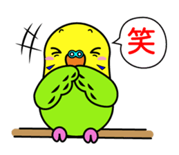 Chuppi of parakeet sticker #2904885