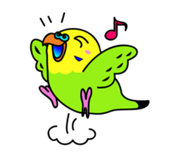 Chuppi of parakeet sticker #2904889