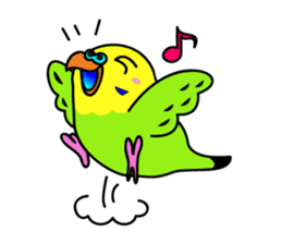 Chuppi of parakeet sticker #2904889