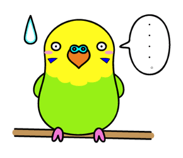 Chuppi of parakeet sticker #2904893