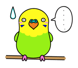 Chuppi of parakeet sticker #2904893