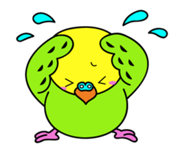 Chuppi of parakeet sticker #2904895