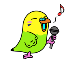 Chuppi of parakeet sticker #2904903