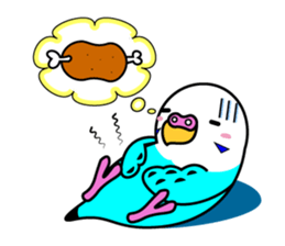 Chuppi of parakeet sticker #2904908